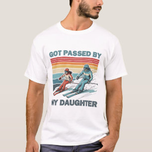 Camiseta Retro Vintage Foi Derrubado Por Minha Filha Divert