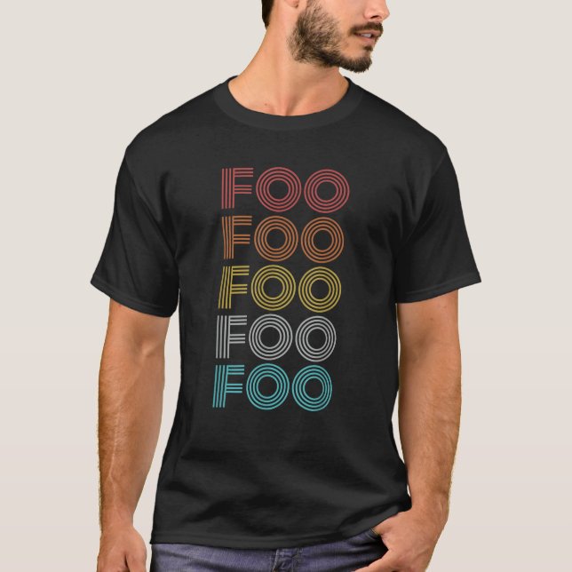 Camiseta Retro Vintage Foo (Frente)