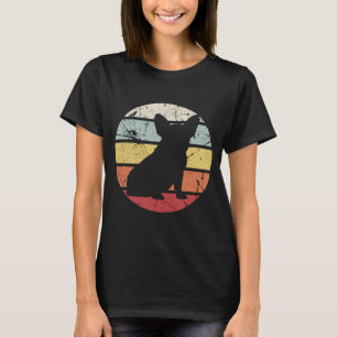 Camiseta Retro-vintage, frenage-buldog pet d