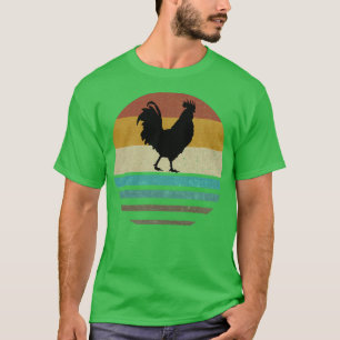 Camiseta Retro Vintage Galinha Fazenda Engraçada