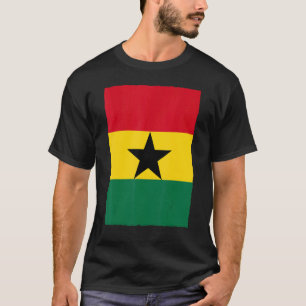 Camiseta Retro Vintage Gana - Bandeira Nacional