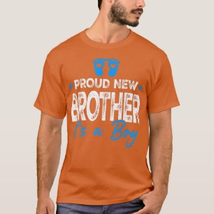 Camiseta Retro Vintage Gênero Revela Novo Irmão Orgulhoso