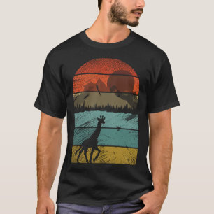 Camiseta Retro vintage Girafa e animal fofo 4