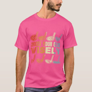 Camiseta Retro Vintage Golf Club Design Para Golfe Golfer