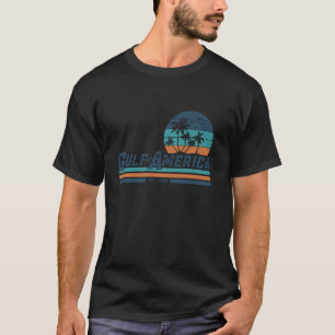 Camiseta Retro Vintage Golfo Dos Estados Unidos América Ban