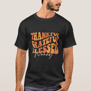 Camiseta Retro Vintage - Graças aos Obrigados de outono de