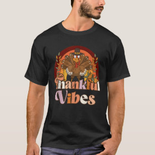 Camiseta Retro Vintage Groovy Vibes Agradáveis Turquia Cai