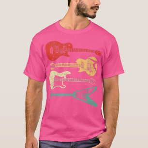 Camiseta Retro Vintage Guitar Player Men Women Acoustic Gui