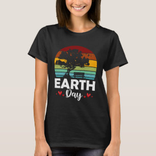 Camiseta Retro Vintage Happy Earth Day Salve Nosso Planeta 