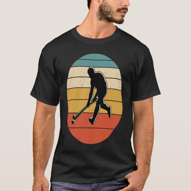 Camiseta Retro Vintage Hockey  Ice Hockey Frisbee (Frente)