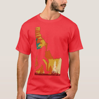 Camiseta Retro Vintage Idaho