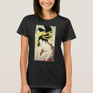 Camiseta Retro Vintage Japonês Geisha Art História Japonesa