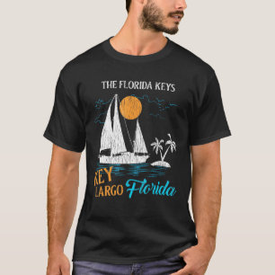 Camiseta Retro Vintage Key Largo Family Férias Corresponden