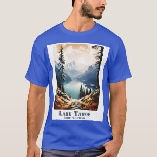 Camiseta Retro Vintage Lake Tahoe nevada California Majesti