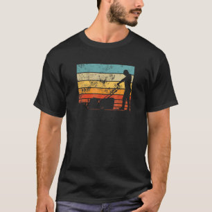 Camiseta Retro Vintage Lawn Mower Gardener