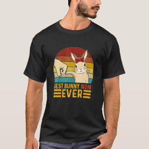 Camiseta Retro Vintage Leopardo Melhor Coelhinho Mãe Algum