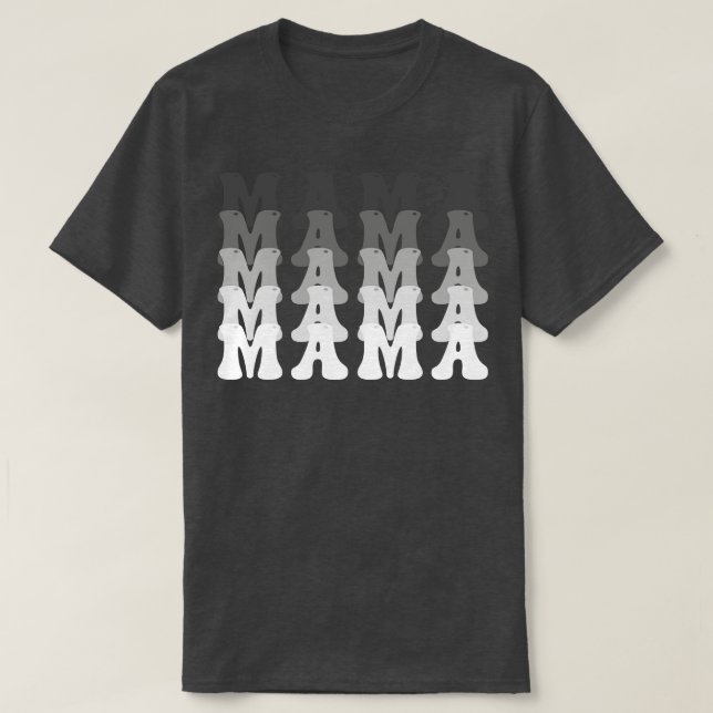 Camiseta Retro Vintage Mama 13 (Frente do Design)