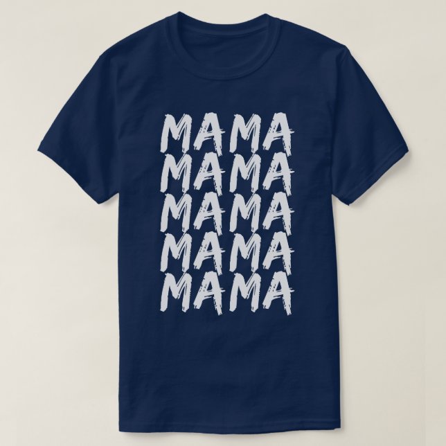 Camiseta Retro Vintage Mama 14 (Frente do Design)