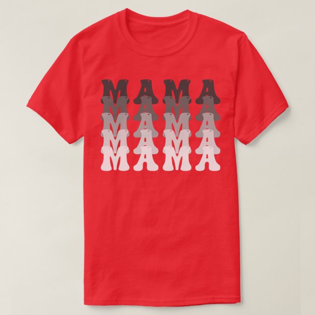 Camiseta Retro Vintage Mama 26 (Frente do Design)