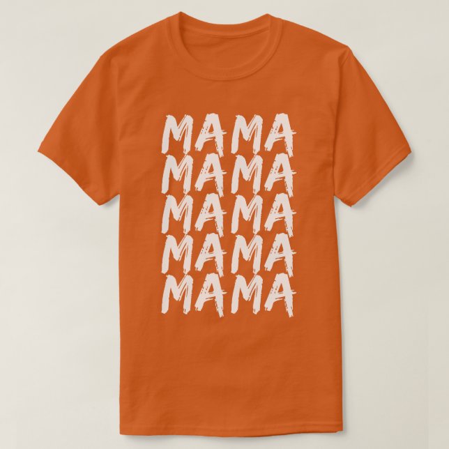 Camiseta Retro Vintage Mama 28 (Frente do Design)