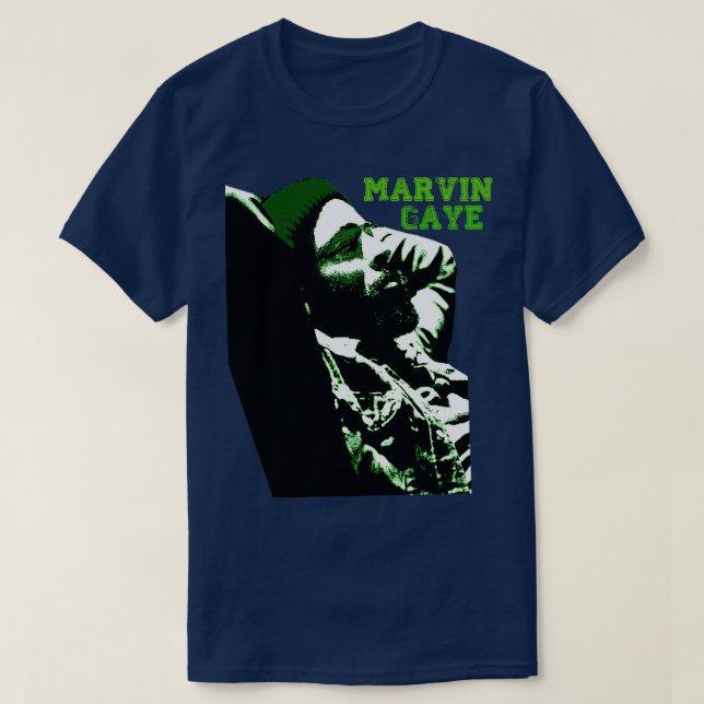 Camiseta Retro Vintage Marvin Gaye (Frente do Design)