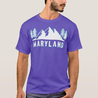 Camiseta Retro Vintage Maryland EUA1