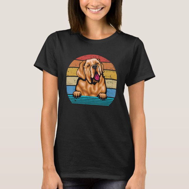 Camiseta Retro Vintage Mastiff Espanhol (Frente)
