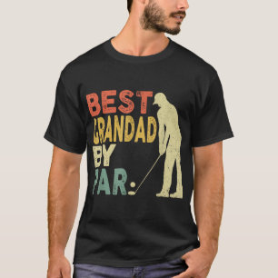 Camiseta Retro Vintage Melhor Avô por Par Golf Da Pai