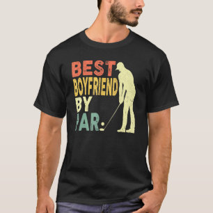 Camiseta Retro Vintage Melhor Namorado Por Par Golf Para Ho
