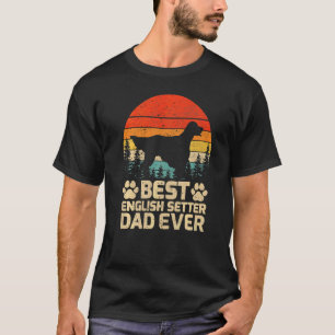 Camiseta Retro Vintage Melhor Pai De Setores Ingleses Já Pa