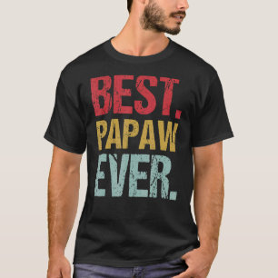 Camiseta Retro Vintage Melhor Papá De Novo Pai Da Vida