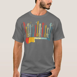 Camiseta Retro Vintage - Melhor Tia De Violão Alguma Vez