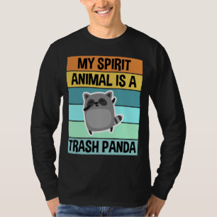 Camiseta Retro Vintage Meu Animal Espirituoso É Um Lixo Pan