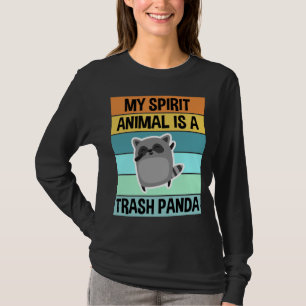 Camiseta Retro Vintage Meu Animal Espirituoso É Um Lixo Pan
