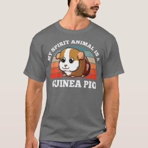 Camiseta Retro Vintage Meu Animal Espirituoso É Um Porco De