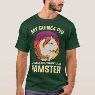 Camiseta Retro Vintage Meu Porco Da Guiné É Mais Inteligent