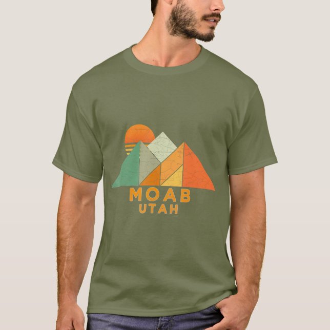 Camiseta Retro Vintage Moab (Frente)