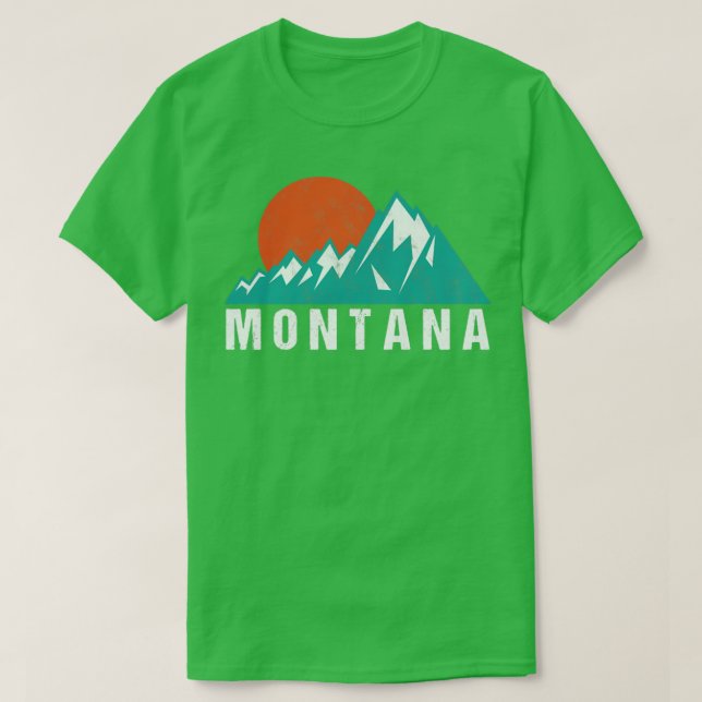 Camiseta Retro Vintage Montana (Frente do Design)