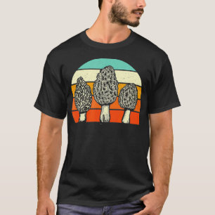 Camiseta Retro Vintage Morel Mushroom Forager
