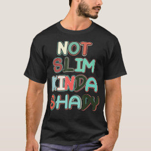 Camiseta Retro Vintage Não É Fino Tipo Engraçado
