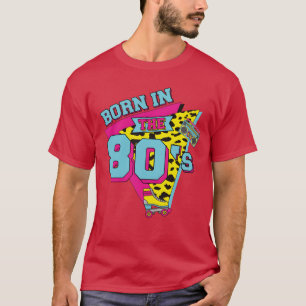 Camiseta Retro Vintage Nascido nos anos 80 70 amigo