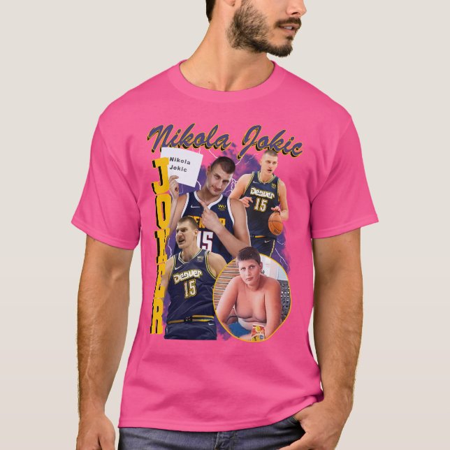 Camiseta Retro Vintage Nikola Jokic (Frente)