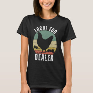 Camiseta Retro Vintage Ovos Locais Farmer Ovo De Galinha