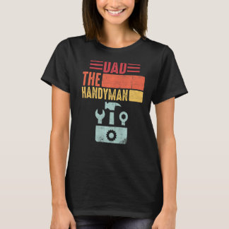Camiseta Retro Vintage - Pai de cotação em relevo, Handyman