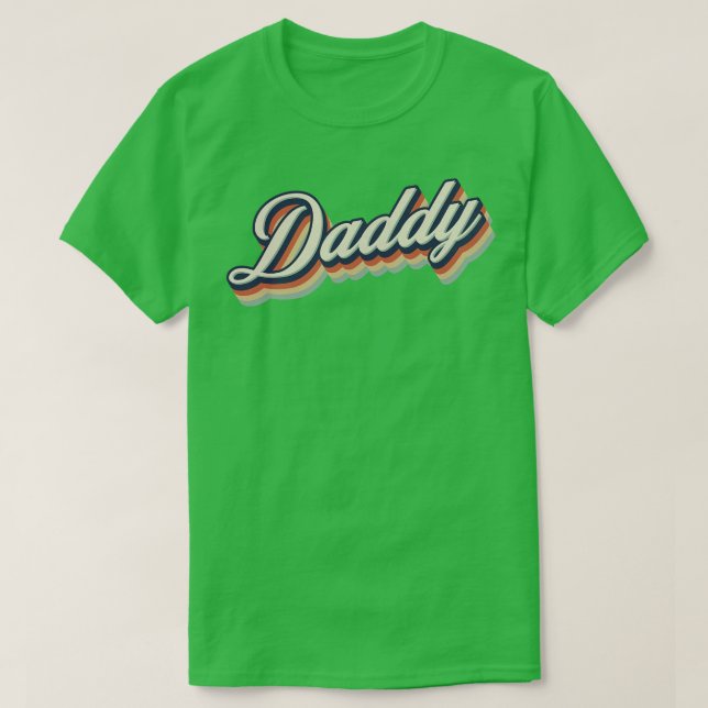 Camiseta Retro Vintage Papai (Frente do Design)