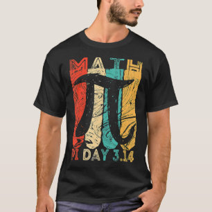 Camiseta Retro Vintage Pi Day 3 14 Símbolo Pi Geek Matemáti