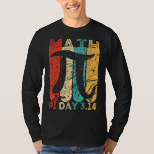 Camiseta Retro Vintage Pi Day 3 14 Símbolo Pi Geek Matemáti