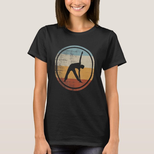 Camiseta Retro Vintage Pilates Training Yoga (Frente)