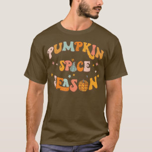 Camiseta Retro Vintage Pumpkin Spice SeasonFall Autumn