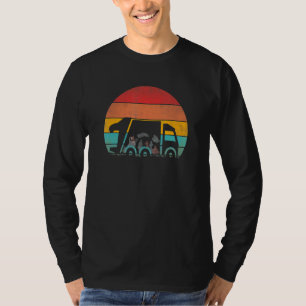 Camiseta Retro Vintage Reciclagem Sunset Kids Garbage